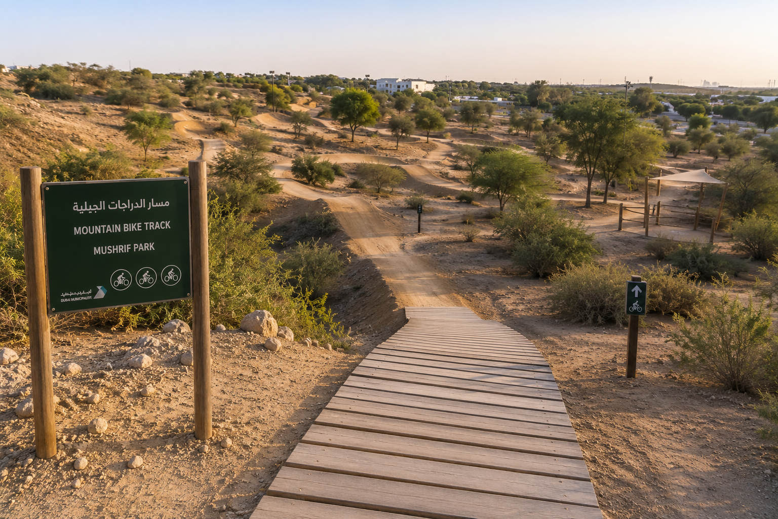 Construction of Mountain Bike Track – Mushrif Park