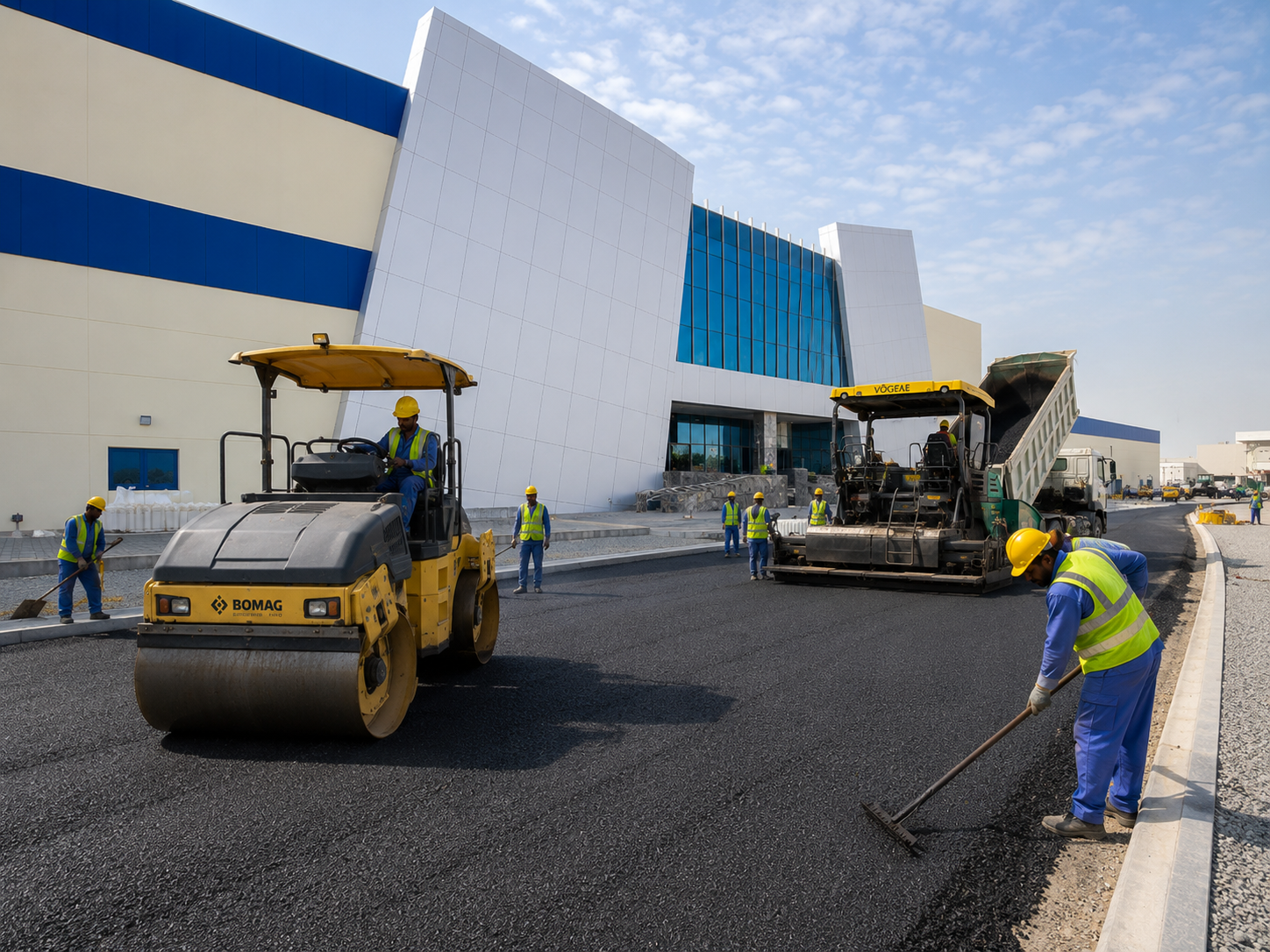 Asphalt & Road Works – Al Warsan Fruit & Vegetable Market (Package 3)