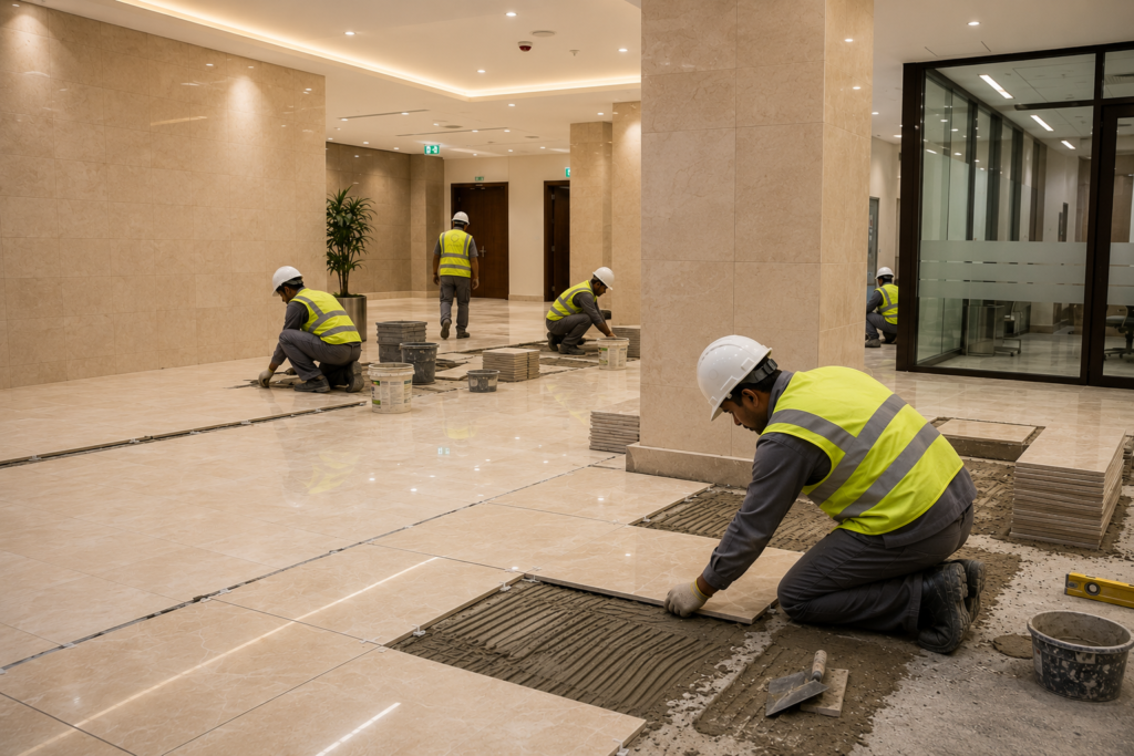 DEWA rfx_2122500177 – Reinstatement of Tiles & Asphalt