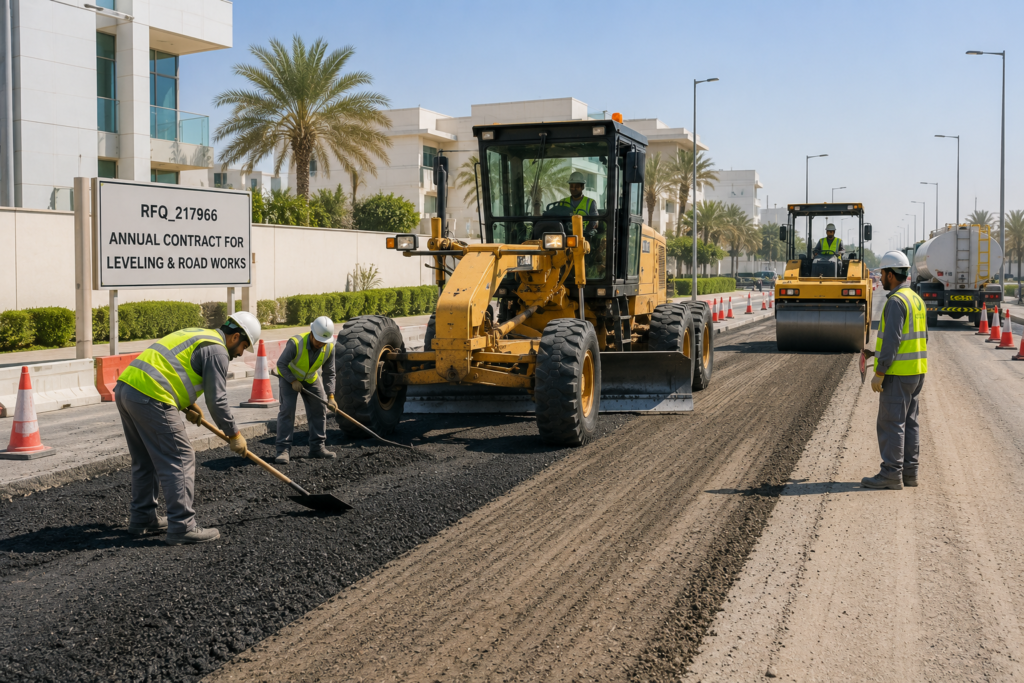 RFQ_217966 – Annual Contract for Leveling & Road Works